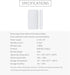 EACHHAHA Mini Door Sensor, Wireless Door Window Sensor for Home Automation, Works with APP, Zigbee Door Sensor, No Hub