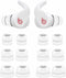 6 Pairs Double Flange Ear Tips - Compatible with Beats Fit Pro, S/M/L Replacement Silicone Wing Eartips