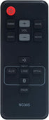 NC305 NC305UH Replacement Remote Control for Sanyo Soundbar FWSB405F, FWSB405FA, FWSB405FS, FWSB405FP