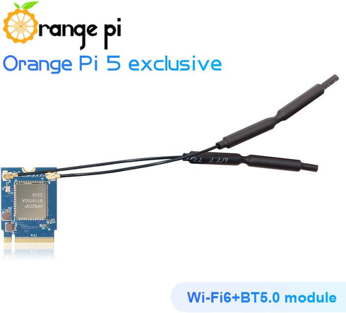 PCIe WiFi 6.0 Bluetooth 5.0 Module for Orange Pi 5 Single Board Computer