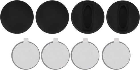 Goktvai 4pcs Magnetic Holder Case for Airtag, Secure Anti-Loss Tracking Silicone Protective Cover