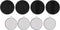 Goktvai 4pcs Magnetic Holder Case for Airtag, Secure Anti-Loss Tracking Silicone Protective Cover