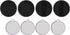 Goktvai 4pcs Magnetic Holder Case for Airtag, Secure Anti-Loss Tracking Silicone Protective Cover