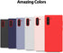 GOOSPERY Liquid Silicone Case for Galaxy Note 10 (2019) - Shockproof Cover with Silky-Soft Touch, Blue Navy