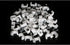 200 PCS 6mm Flat Ethernet Cable Wire Clips with Nail for Ethernet Cable Management, Single Coaxial Cable Clamps