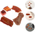 10Pcs Fake Meat Pork Ribs Artificial Food Props Lifelike Meat Fake Food for Kitchen Display Restaurant Cabinet
