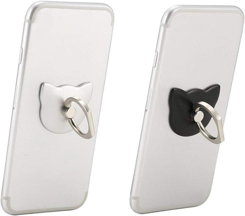 lenoup Holder,360 Cat Cell Phone Rotation Phone Ring Kickstand,Universal Cell Phone Ring Grip for Almost All Phones,Pad