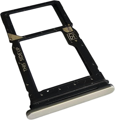 PHONSUN XT2419 5G 2024 Replacement Sim Card Tray SD Card Slot Holder for Motorola Moto G Stylus (Gold) with Stainless