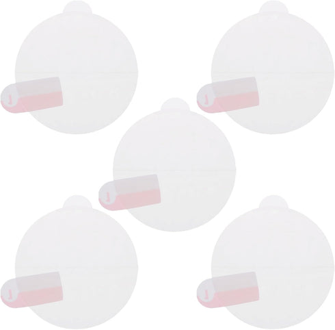 5pcs Watch Glass Screen Protectors 40mm HD High Definition Anti-Scratch Waterproof TPU Protective Film for Flat Screen