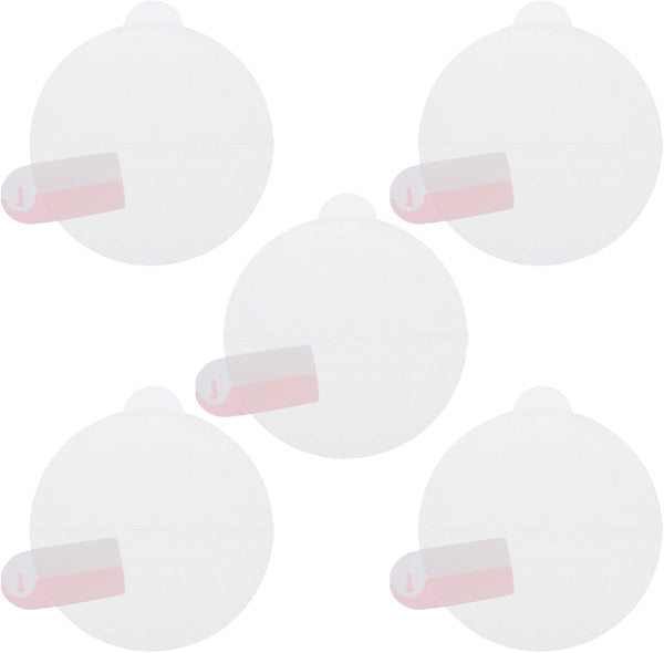 5pcs Watch Glass Screen Protectors 40mm HD High Definition Anti-Scratch Waterproof TPU Protective Film for Flat Screen
