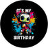 It's My Birthday Robot: Funny Robotics Birthday Party PopSockets Standard PopGrip