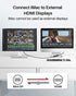 IVANKY 4K Active Mini DisplayPort to HDMI Adapter, 4K@60Hz, Thunderbolt 1&2 to HDMI for MacBook Air/Pro, Surface Pro