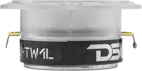 DS18 PRO-TW1L 3.8" RGB Aluminum Super Bullet Tweeter - 2 Speakers, 400W Max, 200W RMS, Built-in Crossover