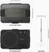 Sinjimoru for MagSafe Wallet, Secure Hard Lock Magnetic Card Holder, MagSafe Stand and Grip for iPhone 15, 14, 13, 12,
