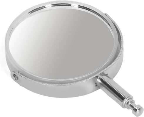 Microscope Plane Concave Reflector, 360 Degree Rotation Light Gathering for Experiments - Metal Bracket