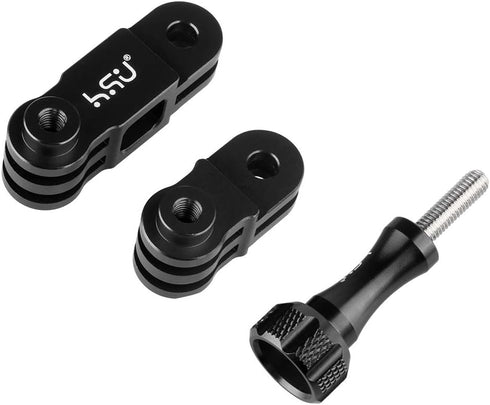 HSU Aluminum Extension Arm for GoPro Hero 13/12, Metal Adjust Mount for Go Pro Hero 11/10/9/8/7/6/5 Black