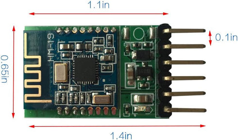DSD TECH HM-19 Bluetooth 5.0 BLE Module, Compatible for DIY Projects