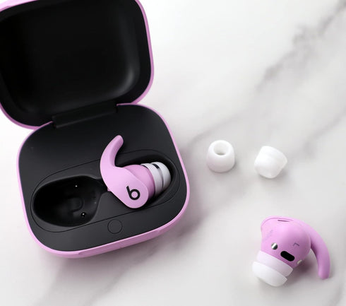 6 Pairs Double Flange Ear Tips - Compatible with Beats Fit Pro, S/M/L Replacement Silicone Wing Eartips