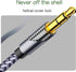 Ruaeoda 3.5mm to 2RCA Cable 6 Feet, Braided 2RCA to 3.5mm AUX Stereo Y Splitter Cable, Double-Shielded for Audiophiles
