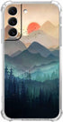 Sunset Nature Landscape Case for Samsung Galaxy S23, Wilderness Night Art Pattern Soft TPU Full Cover Case
