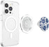 PopSockets PopGrip for MagSafe - BLUE & WHITE ROSE