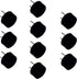 Fielect 10Pcs DC3V 80db Buzzer Alarm Passive Electronic Beeper for Intermittent Sound Speaker