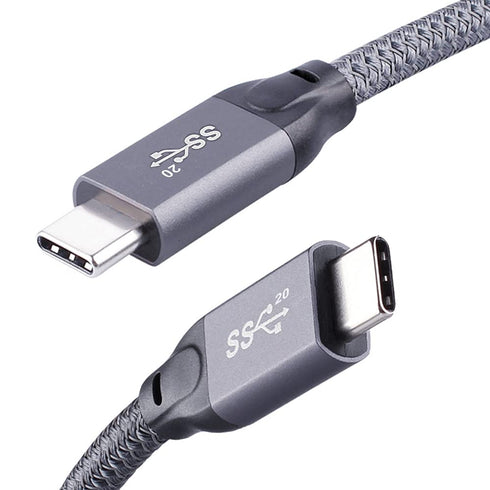 10Ft USB C to USB C Cable, 100W PD Charging, 20Gbps Data, 4K Video, Compatible with MacBook Pro, iPad Pro, Galaxy S23.