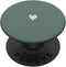 Cute Sage Green Heart Love Minimalist PopSockets Standard PopGrip