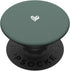 Cute Sage Green Heart Love Minimalist PopSockets Standard PopGrip
