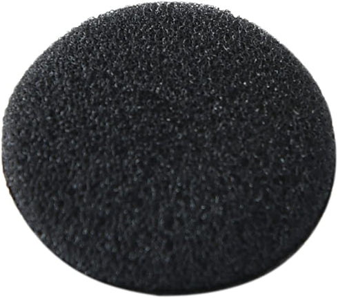Black Soft Foam Earbud Earpad Replacement Sponge Covers for Walkie Talkie Earpiece & Stereo Headsets, 10Pcs