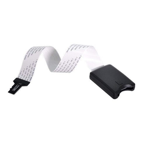 xiwai Micro-SD TF Memory Card Kit, Male to SD Female Extension Soft Flat FPC Cable Extender 25cm
