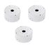 Universal Bullet Security Camera Junction Box Mount Bracket, Plastic Rainproof for IP Camera Indoor/Outdoor (3 Pack)