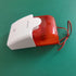 DC9 to 12V Wired Strobe Siren - Red Light Sound Flash Buzzer for Home Security Alarm System