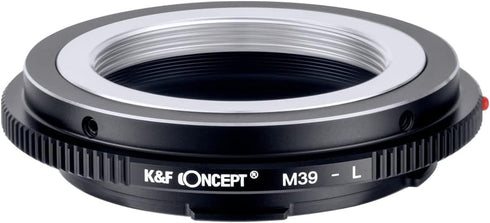 K&F Concept Lens Mount Adapter M39-L Manual Focus for Leica M39 Lens to L Mount Camera Body