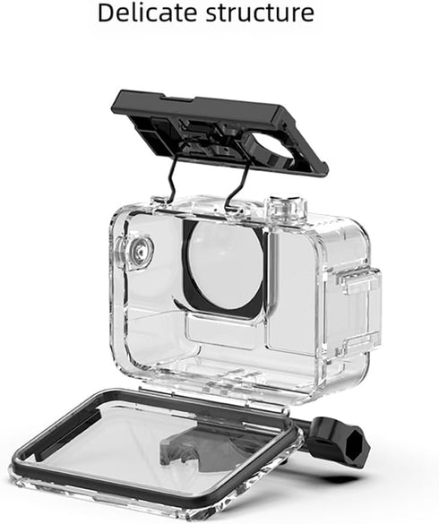 Waterproof Case for DJI Osmo Action 3/4 Camera Accessories, Underwater 45M Protective Shell Housing