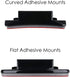 Sametop Helmet Adhesive Sticky Mounts - Curved & Flat 3M Mount for GoPro & DJI Osmo Cameras (6 Packs)