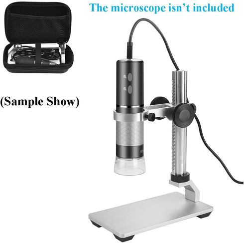 Aluminum Alloy Microscope Stand Holder for USB Digital Microscope with Portable Carrying Case