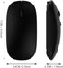 Wireless Bluetooth Mouse for iPad, iPhone, MacBook, Android, Dual-Mode Rechargeable Mice for Windows Laptop PC