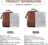 Backpack 14-15 Inch Backpack 15 Kah&Kee Leather Laptop for Women, Professional Work Bag, Water-Resistant Vegan Leather