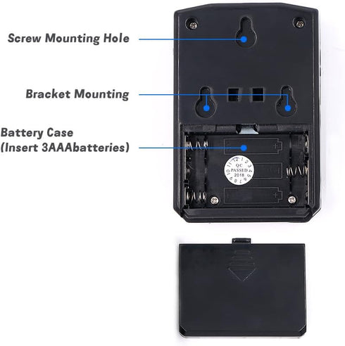 Infrared Motion Sensor Activated Sound Speaker, Built with Microphone for Shop Sale, Garage Door Alert