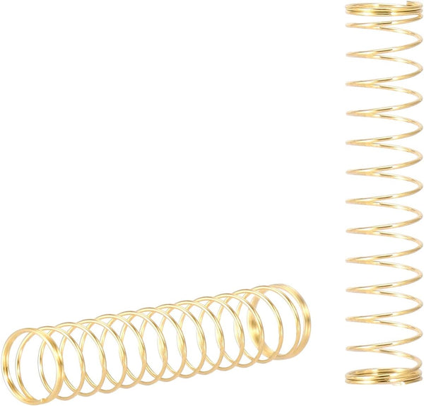 DUROCK 63.5g Long Gold Plated Springs - Custom Mechanical Keyboard Switch Springs, 110pcs Compatible