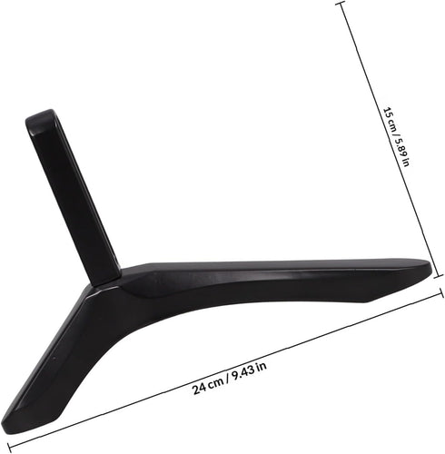 HOMSFOU Universal TV Stand Bracket with Screws, Tabletop TV Riser Base Support for Flat Screen Televisions, Sturdy