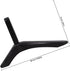 GARIOUANS Universal Tv Stand Tabletop Base with Screws Aluminum Alloy Tv Holder for Desktop Use Stable Television