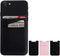 Cell Phone Stick on Wallet, Credit Card & Business Card Holder (3 Packs) Compatible with iPhone, Android, Most