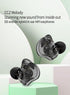 Keephifi Melody Ear Earbuds Wired with HD Microphone, In Ear Monitor Headphones for Running and Conferencing