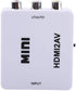 Yosoo Health Gear Digital HDMI2AV Converter, AV Adapter, Composite Video Audio CVBS Converter 720p/1080p (White)
