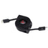 Retractable Lightning to USB-C Charging Cord Compatible with iPhone 14 Pro, 14 Pro Max, 14 Plus, 13, 12, 11, iPad