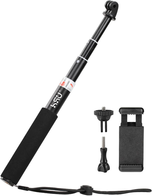 HSU 13/12/11/10/9/8/7/6/5/4, Insta360 X4 X3 Extendable Selfie Stick Waterproof Hand Grip for GoPro Hero Handheld