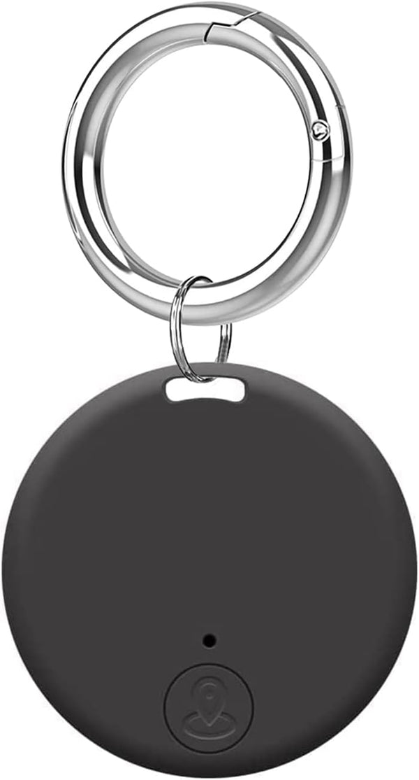 Mini GPS Tracker, Key Item Finder Locator, Portable Anti-Lost Bluetooth Tag for Luggage, Kids, Pets - Black