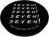 Warner Bros. Friends SEVEN PopSockets Pop Grip & Stand for Phones, Black, Compatible with iPhone 11